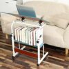HDDFG Modern Portable Folding Laptop Table Computer Desk Height Adjustable Writing Desk Bed Side Table Home Office Furniture