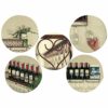 Stylish Simplicity Industrial Metal Wall-Mounted Wine Glass Holder Black Vintage Stylish Simplicity Champagne Glass Wine Glass Goblet Holder 80X2