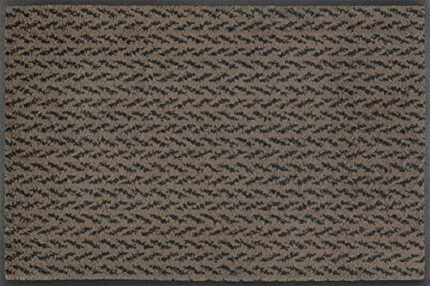 wash+dry Duo Mocha Doormat 50 x 75 cm Washable for Indoor and Outdoor Use