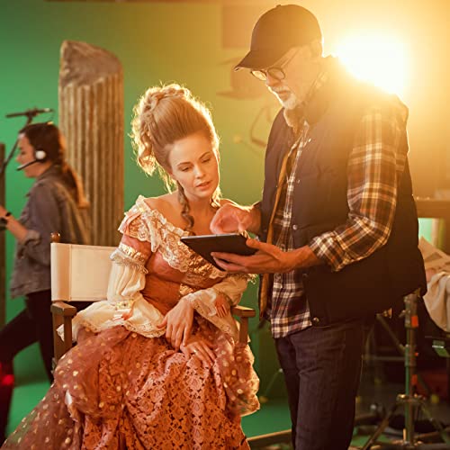 PATIKIL Director Chair Accessories Set, 5in1 Set Makeup Chair Canvas Replacement Kit and Portable Side Storage Bags, Hanging Mesh Bag, Blue