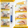 Soldering Iron Kit, 60W Adjustable Temperature 200-450°C Soldering-Iron Gun Kit,Welding Tools with ON/Off Switch,5 Soldering Tips,Desoldering Pum