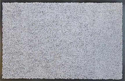 oKu-Tex Doormat | Dirt Trapper Mat | Eco-Clean | Silver/Grey | Recycled Rubber | for Indoor | Entrance Area/Front Door/Staircase/Hallway | Non-Sl