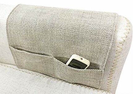 Hanging Sofa Storage Bag Arm Rest Organiser Couch Caddy TV Remote Control Holder Armchairs Paper Rack Phone Glassse Foldable Pouch Chair Tidy Tab