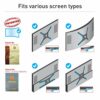 Barkan TV Wall Mount, 13-43 inch Swivel and Tilt Flat/Curved Screen Bracket, Holds up to 66lbs, Patented, Fits LED OLED LCD