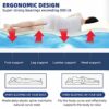 50% Medium Wave Water Bed Mattress, Ergonomic Design PVC Water Bed, Double Exhaust Hole Waterbed Liners, Durable and Foldable Softside Water Bed