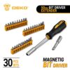 DEKO 100 Piece Home Repair Tool Set,General Household Hand Tool Kit with Plastic Tool Box Storage