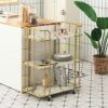 BybAgs Shelfe Kitchen Shelf Wheels Trolley Bathroom Gap Rack Sundries Storage 3 Tier Storage Utility Cart Rolling/D/1Pcs