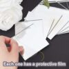 DRERIO 50Pcs Mirror Tiles Self Adhesive Acrylic Mini Square Mirror Small Craft Mirror Tiles Plastic Mirror Tiny Mirror Stickers Mosaic Tiles for