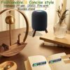 Real Wood Stand for Homepod 2nd gen (2023 Released), Wooden Holder with Metal Frame for Better Sound,Sturdy Stable Mount with Anti-Slip Protects