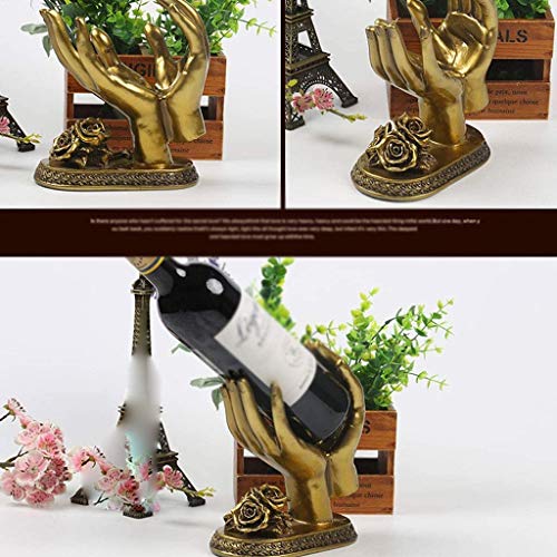 CZDYUF Personalized Wine Rack, Creative European-style Living Room Wine Bottle Rack, Wine Glass Rack Resin