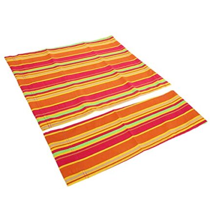 Chair Canvas Cover, 1 Set Replacement Cover Canvas Directors Seat Cloth Chair Orange Home Supplies Furniture Accessories for Household Furniture