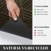 Yimobra Durable Indoor Door Mats, Easy Clean Entrance Floor Rug, Water Absorption Welcome Mat for Outdoor Front Door, Resist Dirt, Patio, Busy Ar