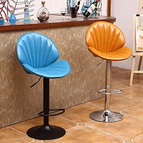 DINGZZ Solid Wood Bar Chair Household High Stool Reception Chair Simplicity Bar Nordic Barstool Backrest Stool Coffee Chair (Color : Argento)