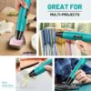 SEEKONE Handheld Heat Gun, 350°C Multi Function Portable Mini Hot Air Gun 320W with Overload Protection, 1.5m Ultra-Long Double Insulated Cable,