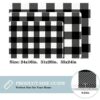 VBFOFBV Door Mat, Outdoor Indoor Doormat, Durable Floor Mat Non Slip Rug, Front Doormat for Entryway, Patio, Lattice Buffalo Plaid Grid Check Cla