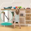 WALI Anti-Tip Heavy Duty Straps Safety Protection Fit Most Flat Screen TVs and Furniture (TAS001), Metal, Black, 2 Pack