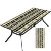 Tablecloth for Folding Table, boho Picnic Table Cover, Waterproof Fitted Table Covers for 6 Foot Tables, Elastic Rim Plastic Table Cover for Picn