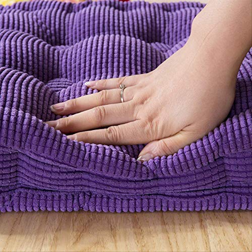 ASDF Garden Furniture Pad, Outdoor/indoor Water Thicken 2 Seater Bench And Patio Furniture Pad Cushion 50x125cm yellow