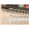 Stylish Simplicity Retro Stylish Simplicity Down Wine Rack Simple Creative Multi-Function Display Storage Wine Glass Holder Restaurant Kitchen Ba