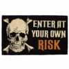 DII Indoor/Outdoor Natural Coir Easy Clean Rubber Back Entry Way Doormat For Patio, Front Door, All Weather Exterior Doors, 18 x 30 - Merry Chris