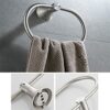 HIGOH Towel Racks, Bath Towel Holder,Bathroom Hand Towel,Towels,Brushed Nickel Stainless Steel Nail Wall Mounted Towel Holder Storage Rack,Bathro