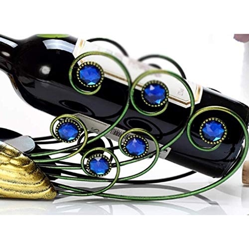 CZDYUF Decoration Household Wine Rack, Wine Rack Display Rack Desktop Decoration, Resin