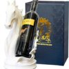 YINGAVERSAI Wine Bottle Holder Wine Racks Tabletop Horse Statue as Home Kitchen Wine Cellar Decorative Storage Organizer, Horse Sculpture Horse D