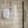 Triton Showers TDPS200SR Silent Running Power Shower, White, 215 mm