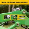 Saker Grease Gun Coupler-Upgrade to14000 PSI,Duty Quick Release Grease Couplers,Compatible with All Grease Guns 1/8" NPT Fittings(1 PC)