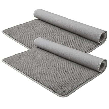 Color G 2 Pack Door Mat for Indoor Outdoor - 60 x 90 cm Dirt Trapper Entrance Doormats, Non-slip, Absorbent, Machine Washable Front Door Mat Carp
