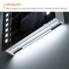 Quavikey® Bathroom Mirror Cabinet with Lights and Shaver Socket LED Illuminated Cabinet Wall Mounted with Shelf and Anti Fog Cubes Light 650 x 60