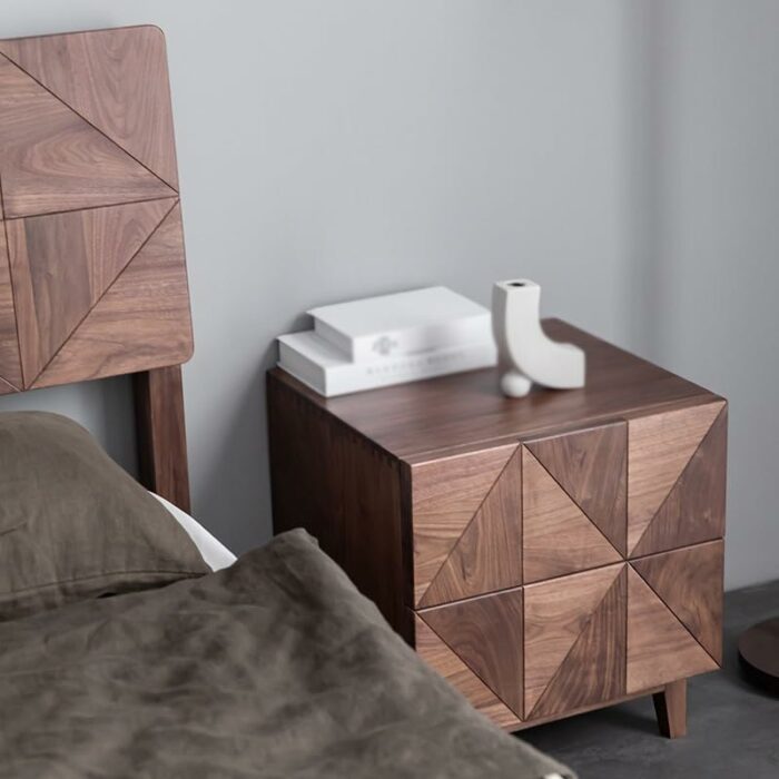 MJWDP Furniture Bedroom Nightstand Side Cabinet Large Storage Space Bedroom Nightstand Chest Of Drawers