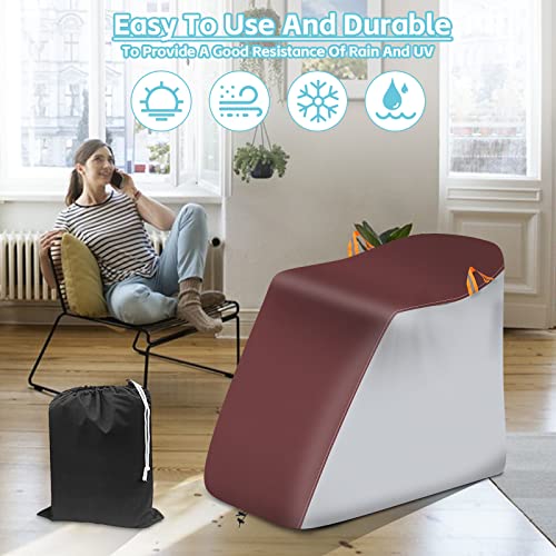 CoukouCover Treadmill Cover, 600D Material with Oxford Fabric, Indoor and Outdoor Universal dust Cover with New Reflective Strip Design