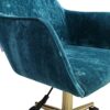Warmiehomy Velvet Office Chair -Armchair Swivel Chair Office Desk Computer Chair Height Adjustable Chair For Office Home Living Room Bedroom (Min
