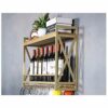 Stylish Simplicity Industrial Wall-Mounted Wine Racks Iron Metal Stylish Simplicity Wine Bottle Racks and Wine Racks Solid Wood Home and Kitchen