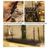Ceiling Wine Rack Vintage Wrought Iron Metal Home Multi-Function Living Room Display Wine Rack Glass Wine Cup Bracket - Restaurant Kitchen Bar Ad