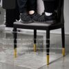 dining chair Kitchen Dining Room Furniture Chairs Modern PU Leather Design Dining Chair Soft Padded Seat Office Lounge Chair Reception Chair (Col