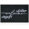 AAZZKANG Welcome Mat Outdoor with Durable Non Slip Rubber Backing Ultra Absorb Mud Easy Clean Entry Door Mat