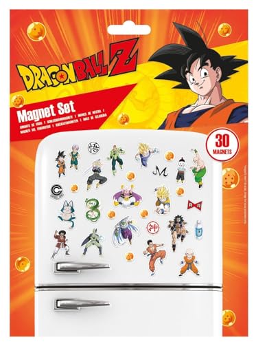Dragonball Z Fridge Magnets, Set of 30 - Official Merchandise