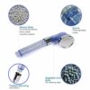 Upgraded 3 Mode Ionic Shower Head, LYSLEDa Handheld Water Saving Filtration Shower Head- Removing Chlorine, Heavy Metals and Softening Shower Wat