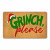 YZCZ Ewww, People Christmas Grinch Floor Rug Indoor/Front Door Mats Home Decor Machine Washable Rubber Non Slip Backing 29.5"(W) X 17.7"(L)
