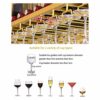 Stylish Simplicity Down Wine Glass Holder Simple Metal Iron Stylish Simplicity Goblet Holder Wine Glass Holder Kitchen Cutlery Bottle Holder Adju