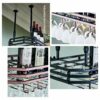 Stylish Simplicity Down Wine Rack Home Multi-Function Living Room Display Storage Wine Rack Vintage Wrought Iron Metal Wine Rack - Restaurant Kit