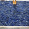 Gifts And Artefacts 24 x 48 Inches Random Work with Lapis Lazuli Stone Dining Table Top Rectangle Marble Kitchen Table for Home Furniture Decor