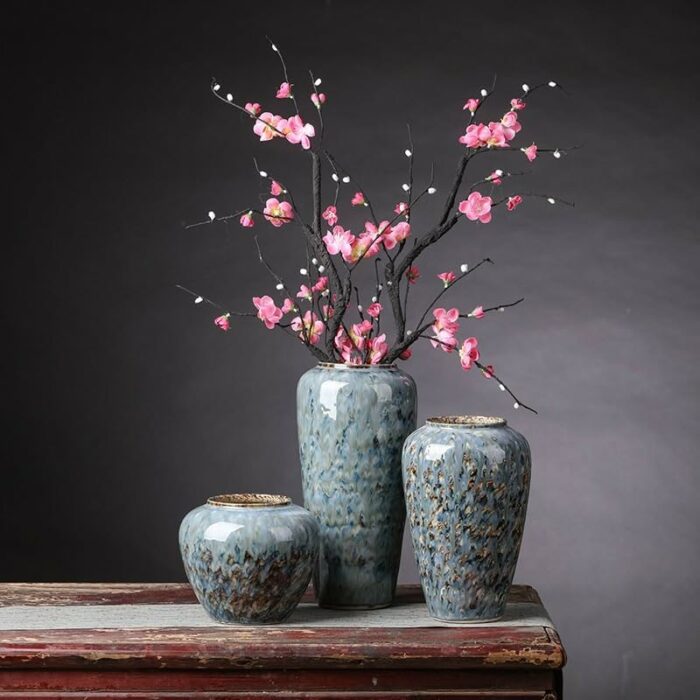 SDGH Furniture TV Cabinet Living Room Porch Dining Table Dry Flower Water Terracotta Home Decoration