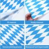 3PCS Plaid Tablecloth,130 * 230cm Wipe Clean PVC Tablecloth,Rectangular Large Easy Care Table Cover White Checkered Reusable Oil-proof Gingham Ta