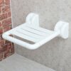 Bath Stools,Wall-Mounted Folding Bathing Stool Bathroom Shower Chair Toilet Safety Non-Slip Seat Stainless Steel Shower Bench,for The Elderly Dis