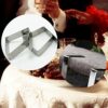 8pcs Outdoor Tablecloth Clips, Flexible Adjustable Stainless Steel Tablecloth Holders for Outside Tables, Table Cloth Clips for Restaurant Picnic