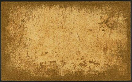 wash+dry Doormat, Polyvinyl Chloride, Gold, 75 x 120 cm