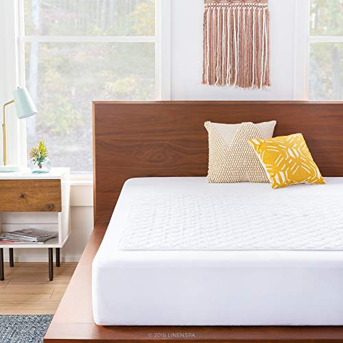 Linenspa 44" x 52" Skid Resistant Waterproof Sheet and Mattress Protector Pad-Highly Absorbent-Machine Washable-Quilted